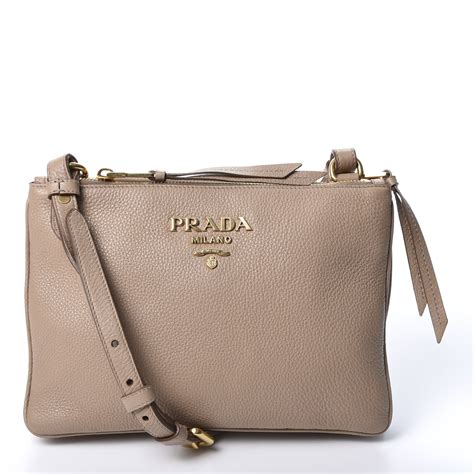 prada vitello daino double gusset shoulder bag|Prada daino tote crossbody.